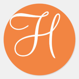 Adesivo Monograma Vinheta Monograma de Casamento de Selo