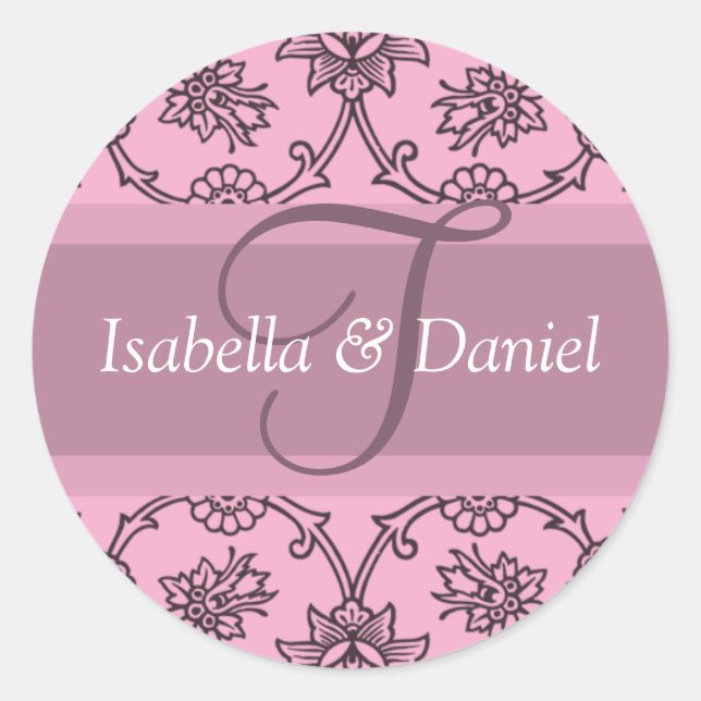 Adesivo Monogramas Envelope Seals - Letra T (Frente)