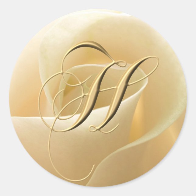 Adesivo Monogramas Stickers - letra H (Frente)