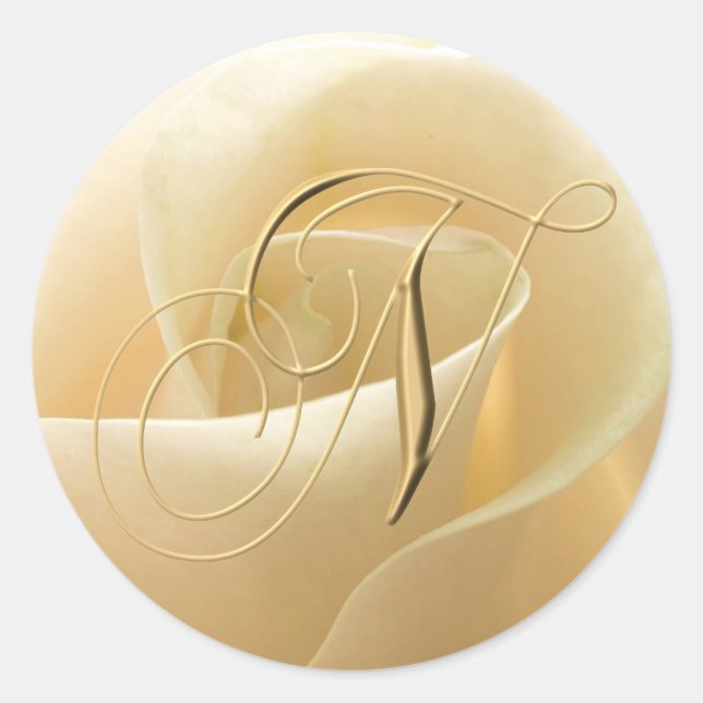 Adesivo Monogramas Stickers - letra N (Frente)