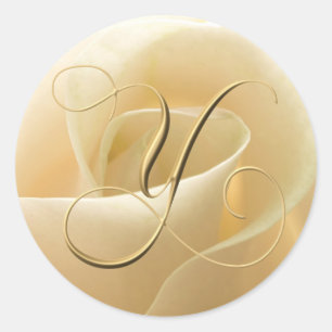 Adesivo Monogramas Stickers - letra Y