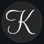 Adesivo Monogramed Wedding - Letra Invite Envelope Seal<br><div class="desc">Monogramas - Letra Invite Envelope Selos Para Convites</div>