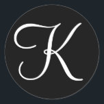 Adesivo Monogramed Wedding - Letra Invite Envelope Seal<br><div class="desc">Monogramas - Letra Invite Envelope Selos Para Convites</div>