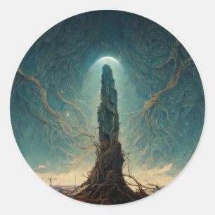 Adesivo Monolith 2 Fantasy Sci-Fi Art