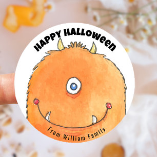 Adesivo Monster Candy Happy Halloween