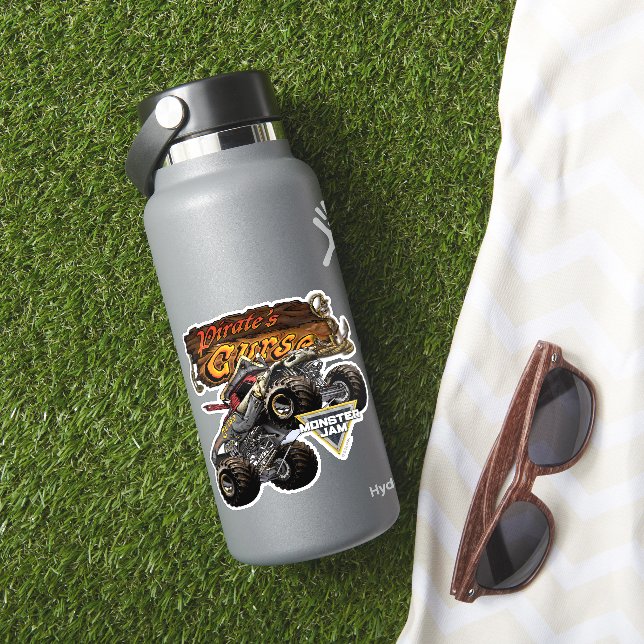 Adesivo Monster Jam Pirate's Curse & Logotipo (HydroFlask Insitu)