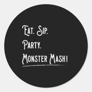 Adesivo Monster Mash Halloween