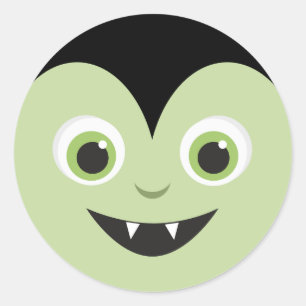 Adesivo Monster Mash   Vampiro de Halloween