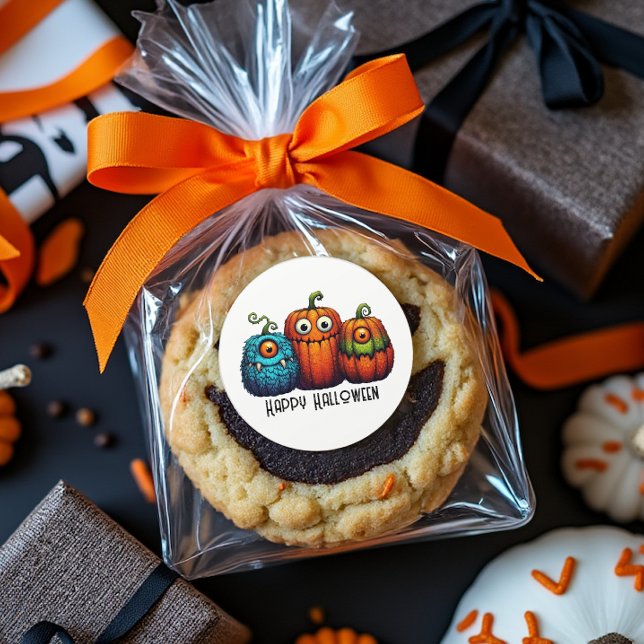 Adesivo Monster Pumpkins (Yummy!)