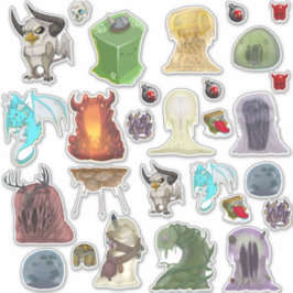 Adesivo Monster Sticker Pack