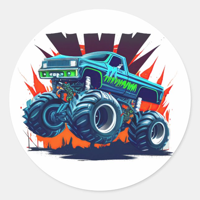 Adesivo Monster Truck (Frente)