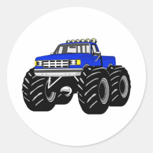 ADESIVO MONSTER TRUCK AZUL