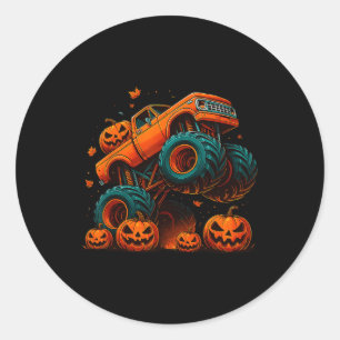Adesivo Monster Truck Halloween Jack O Lanterna Homens Pum