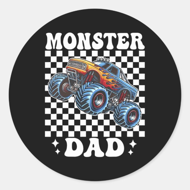 Adesivo Monster Truck Monster Pai Truck (Frente)