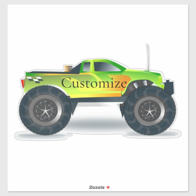 Adesivo Monster Truck Thunder_Cove (Folha)