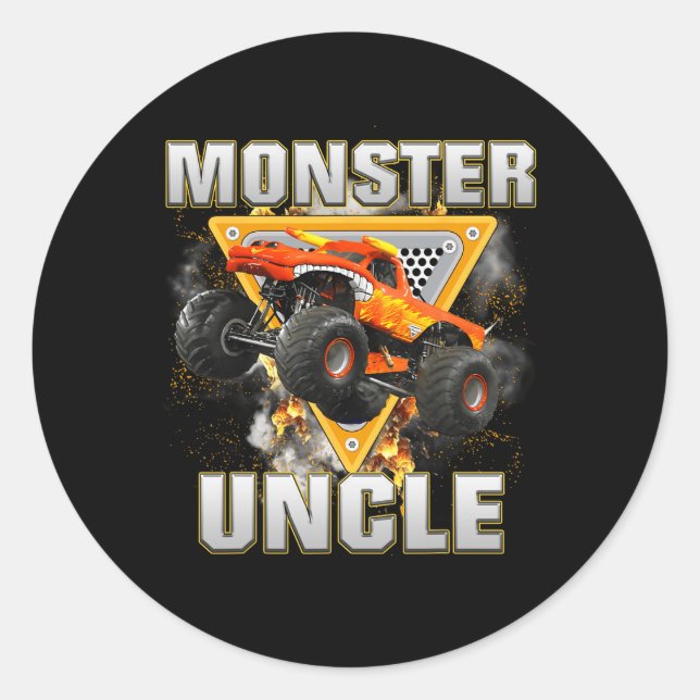 Adesivo Monster Truck Tio Monster Truck (Frente)