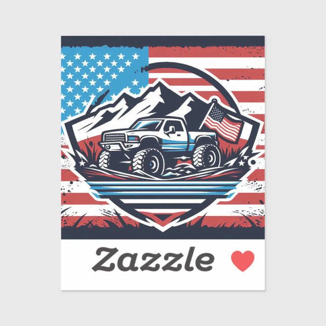 ADESIVO MONSTER TRUCK VINLY STICKER (Folha)