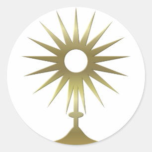 Adesivo Monstrance eucarístico
