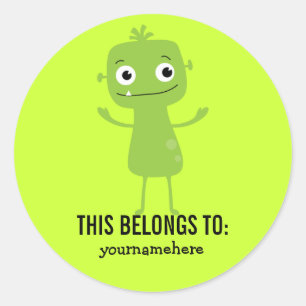 Adesivo Monstro bobo Giro PERTENCENTE A Vinhetas