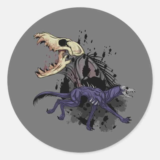 Adesivo Monstro Correndo (Frente)