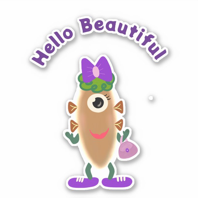 Adesivo Monstro da batata (Frente)