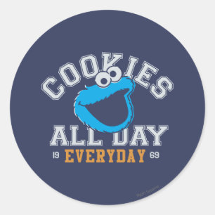 Adesivo Monstro de cookies todos os dias