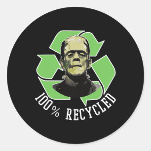 Adesivo Monstro de Frankenstein - 100% Reciclado S Funny H