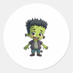 Adesivo Monstro de Frankenstein - Cartoon de Halloween bon