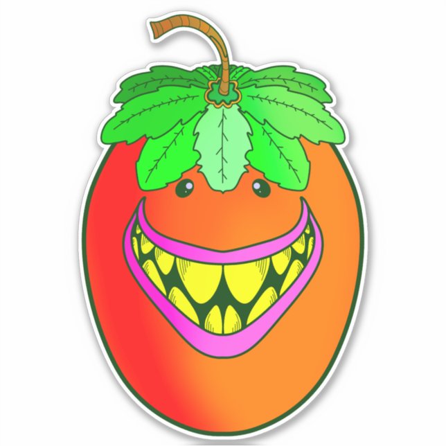 Adesivo Monstro de Tomate (Frente)