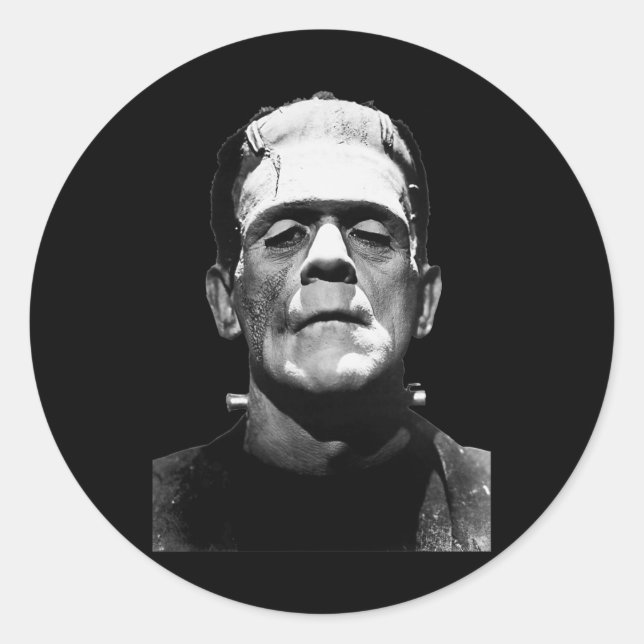 Adesivo Monstro do Filme Horror do Monstro das Halloween (Frente)