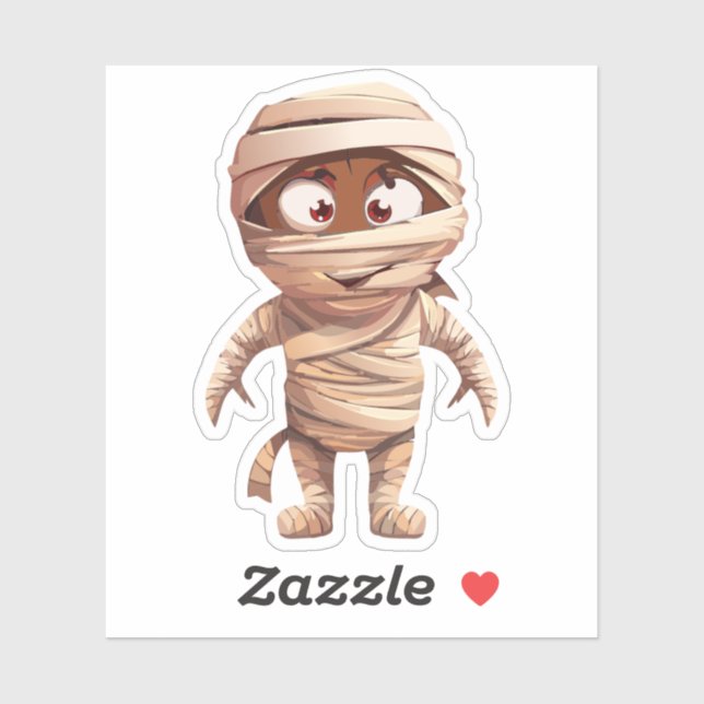 Adesivo Monstro do Halloween do bobo (Folha)