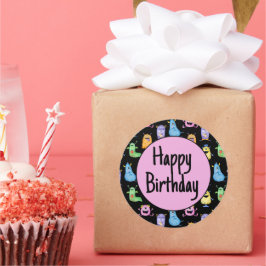 Adesivo Monstros Cons Coloridos