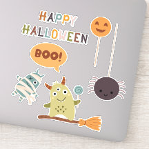 Monstros de Halloween Cute