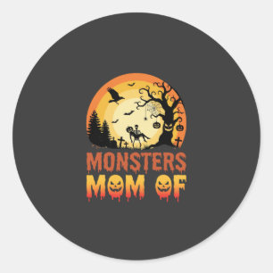 Adesivo Monstros do Halloween Mãe da Família Esqueleto