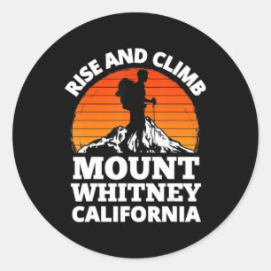 Adesivo Montagem Whitney California Mountain C