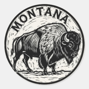 Adesivo Montana Bison