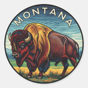 Adesivo Montana Bison