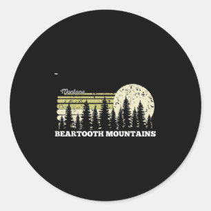 Adesivo Montana Caminhada Montanhas Beartooth Árvores Natu