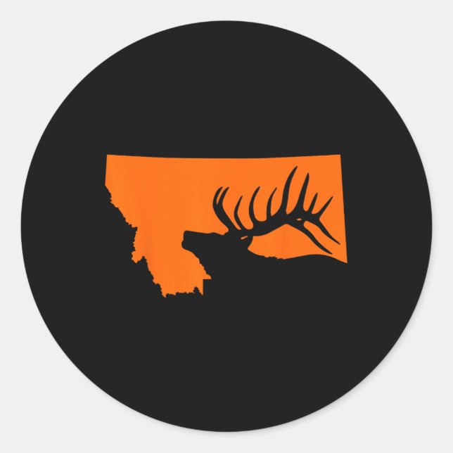 Adesivo Montana Elk Hunting (Frente)