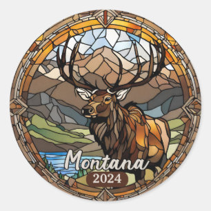Adesivo Montana Elk Mountain