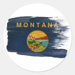 Adesivo Montana Flag