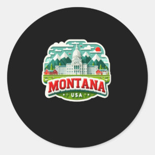 Adesivo Montana In Usa Sticker
