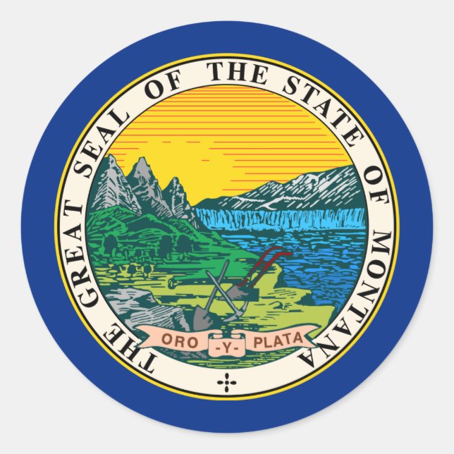 Adesivo Montanan Seal, Montana (Frente)