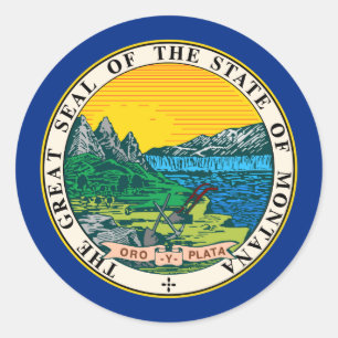 Adesivo Montanan Seal, Montana
