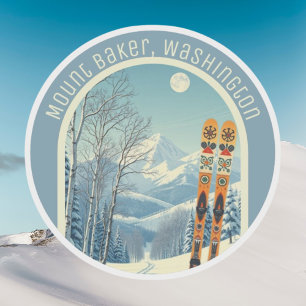 Adesivo Montanha Baker Washington Cascades souvenir de esq