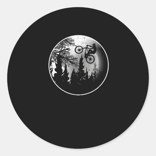 Adesivo Montanha Bike MTB Moon Descida Ciclismo (Frente)