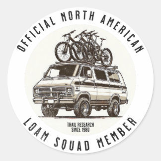 Adesivo Montanha Biking "Oficial Loam Squad Member"