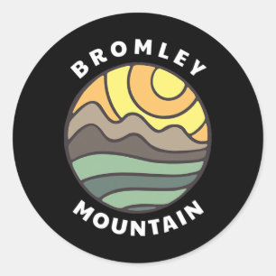 Adesivo Montanha Bromley Vermont Montanhas Vt Souvenir de