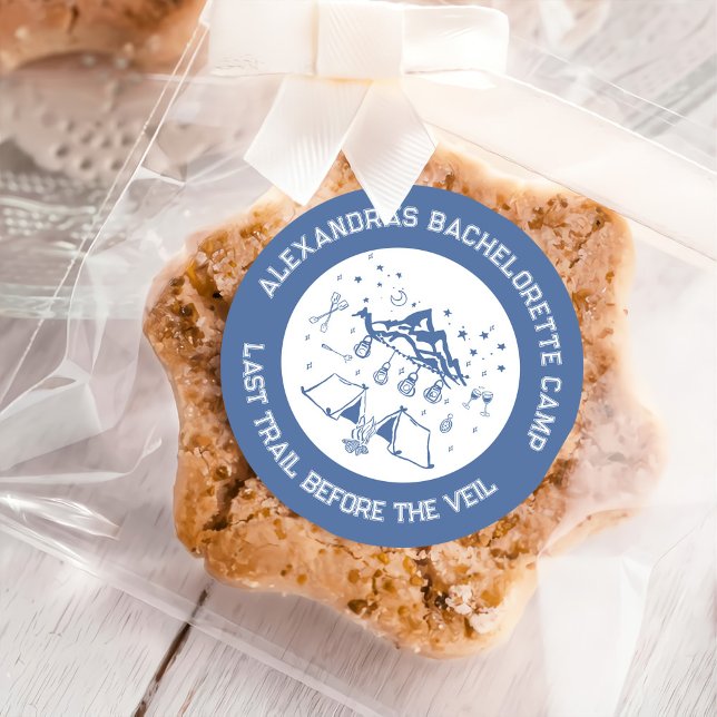 Adesivo Montanha Camping Weekend Bachelorette Classic (Criador carregado)