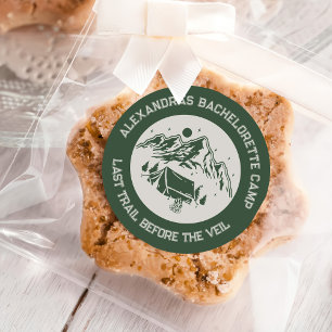 Adesivo Montanha Camping Weekend Bachelorette Classic